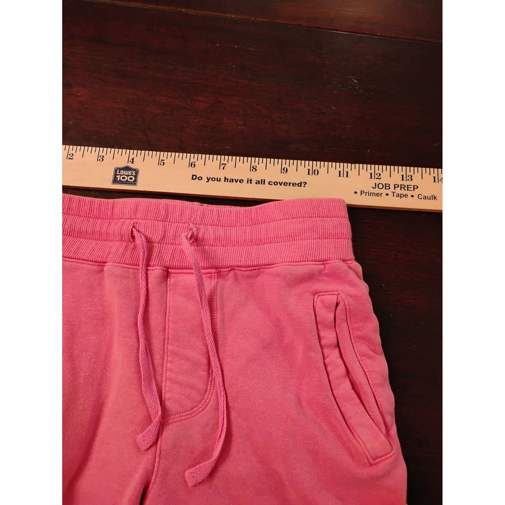 Kicker Pink Bamboo Organic Cotton Blend Jogger Sweatpants Kids Size M 8-10 - Picture 4 of 7